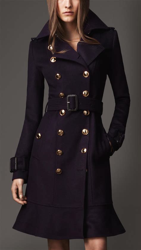 trench coat burberry blue|Burberry trench coats for women.